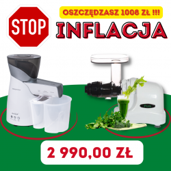Stop inflacja! Zestaw Prasa Senior Plus + Wyciskarka...